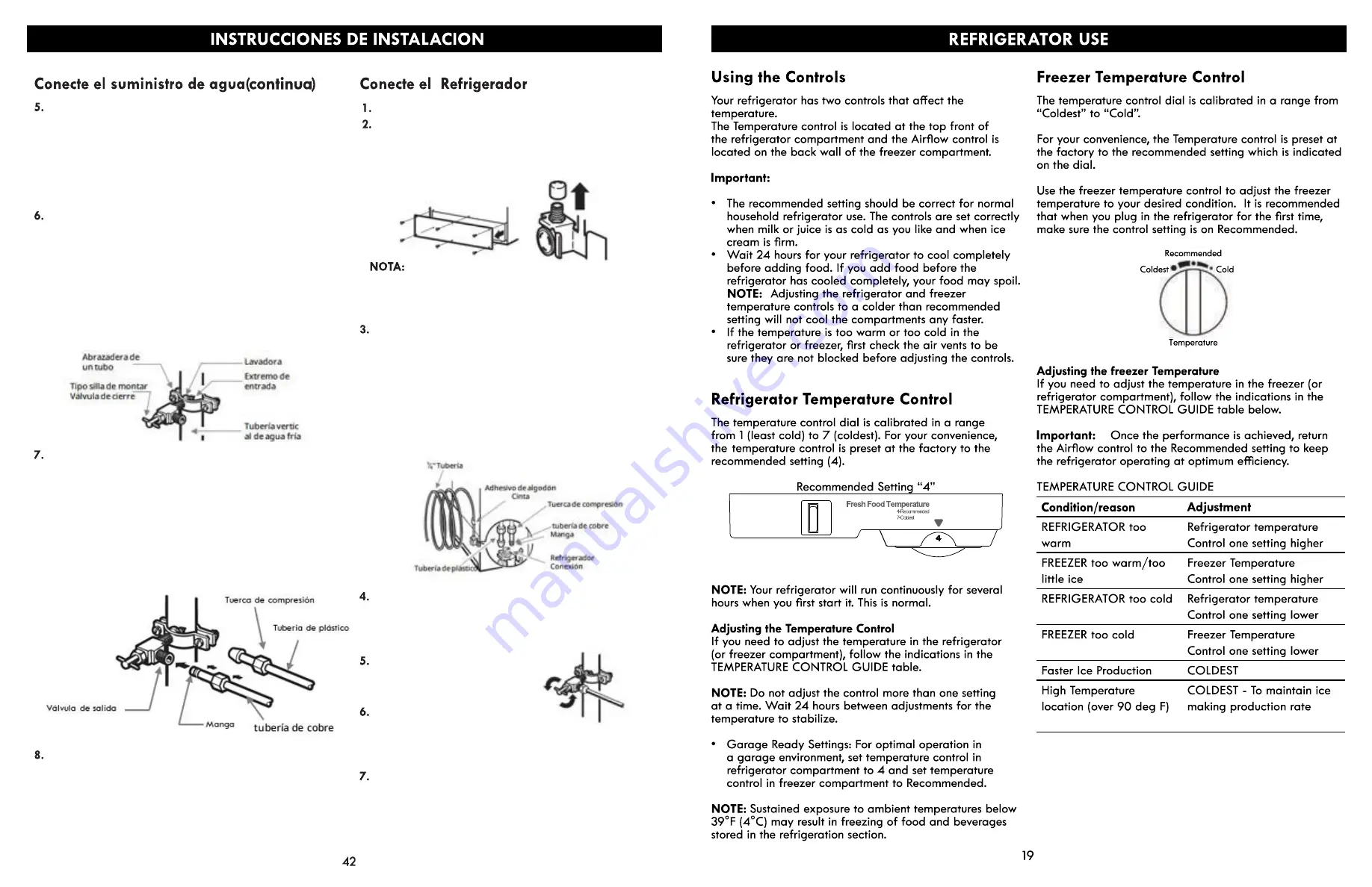 Kenmore 6120 Series Use & Care Manual Download Page 42