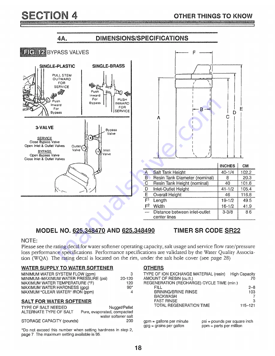 Kenmore 625.34847 Скачать руководство пользователя страница 18