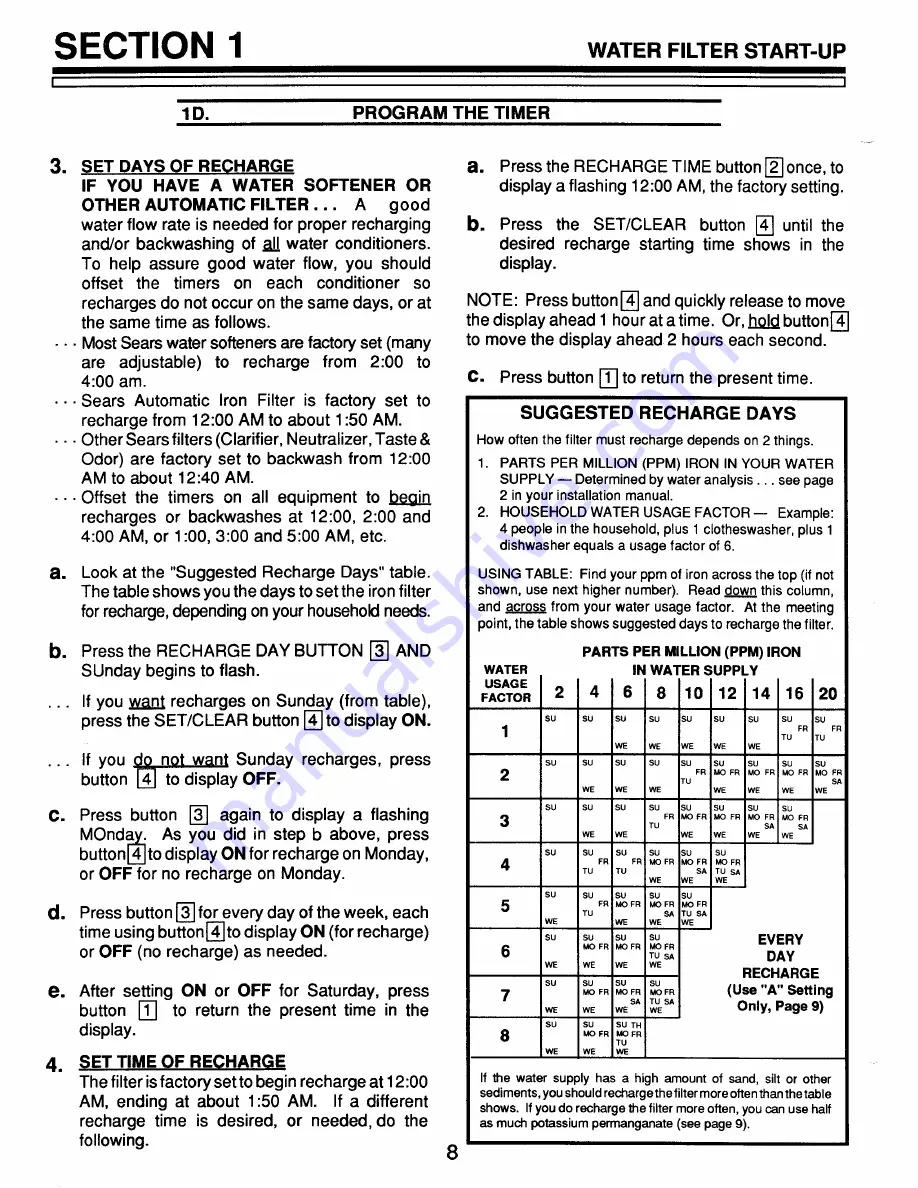 Kenmore 625.349223 Manual Download Page 8