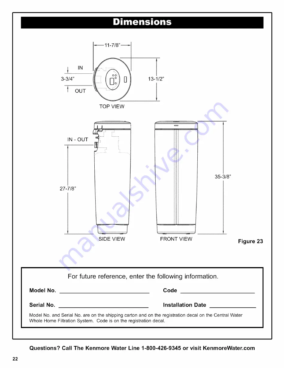 Kenmore 625.382080 Скачать руководство пользователя страница 22