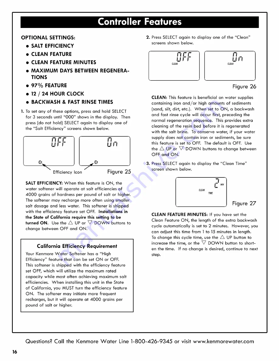 Kenmore 625.3835 Use And Care Manual Download Page 16