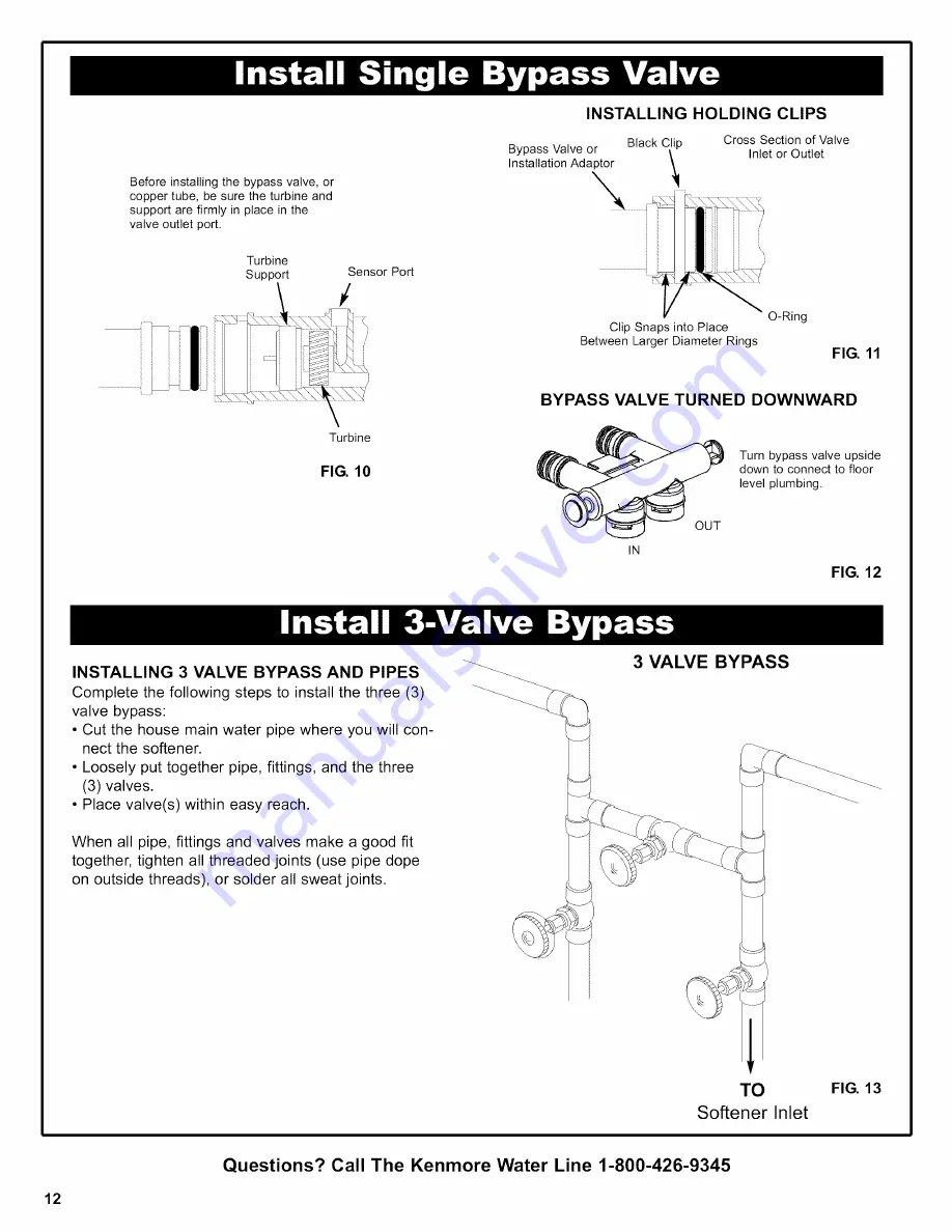 Kenmore 625.38356 Owner'S Manual Download Page 12