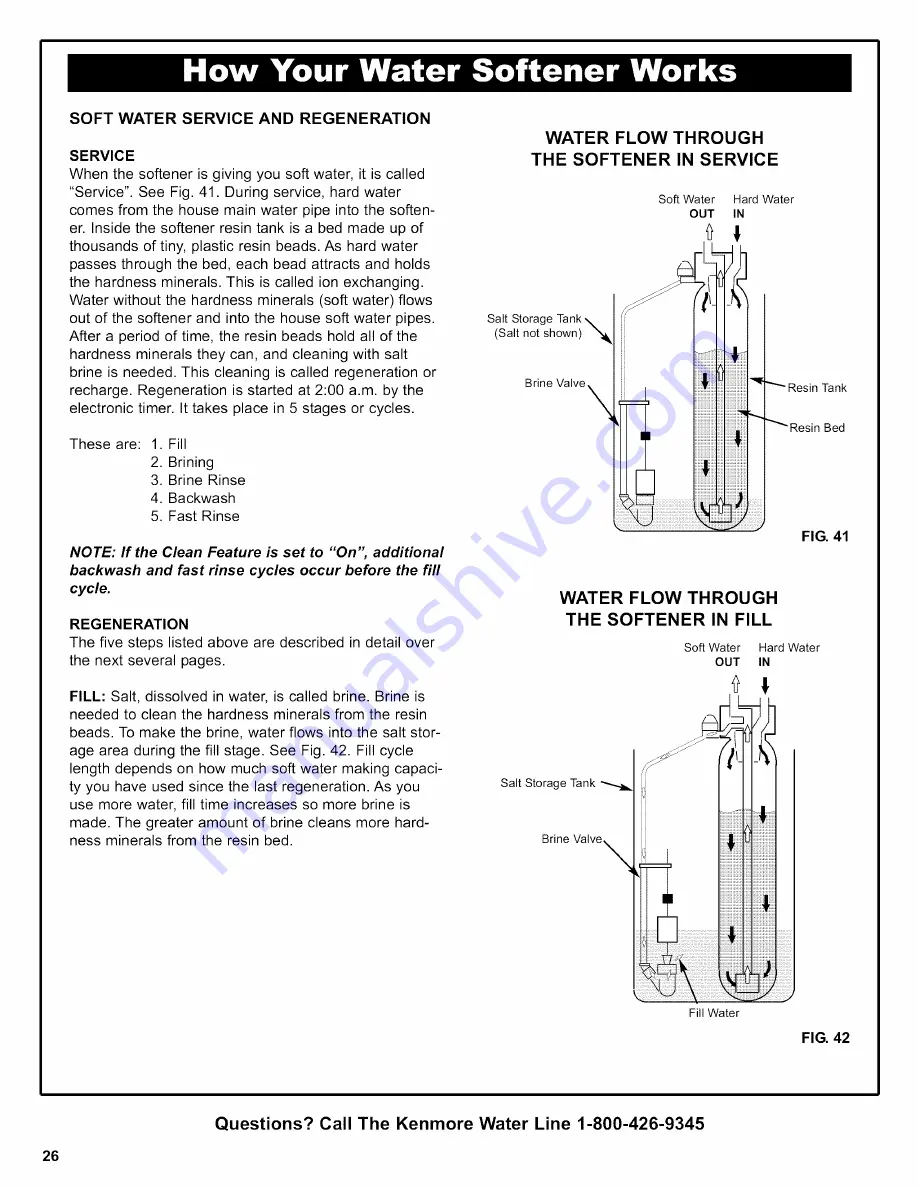 Kenmore 625.38356 Owner'S Manual Download Page 26