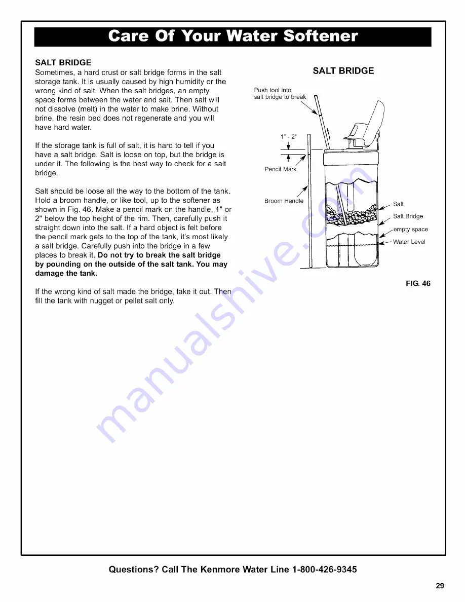 Kenmore 625.38356 Owner'S Manual Download Page 29