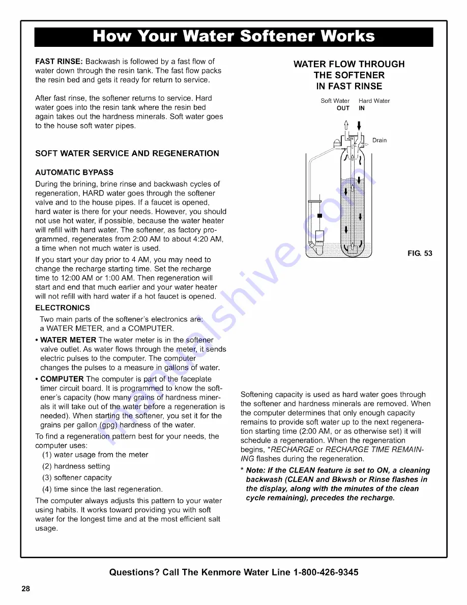 Kenmore 625.38376 Owner'S Manual Download Page 28