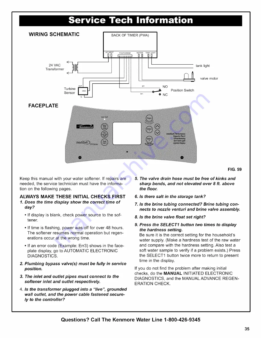 Kenmore 625.38376 Owner'S Manual Download Page 35