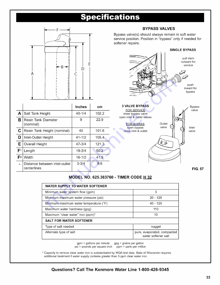 Kenmore 625.383760 Скачать руководство пользователя страница 33