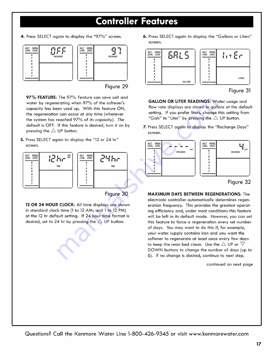 Kenmore 625.384200 Use & Care Manual Download Page 17