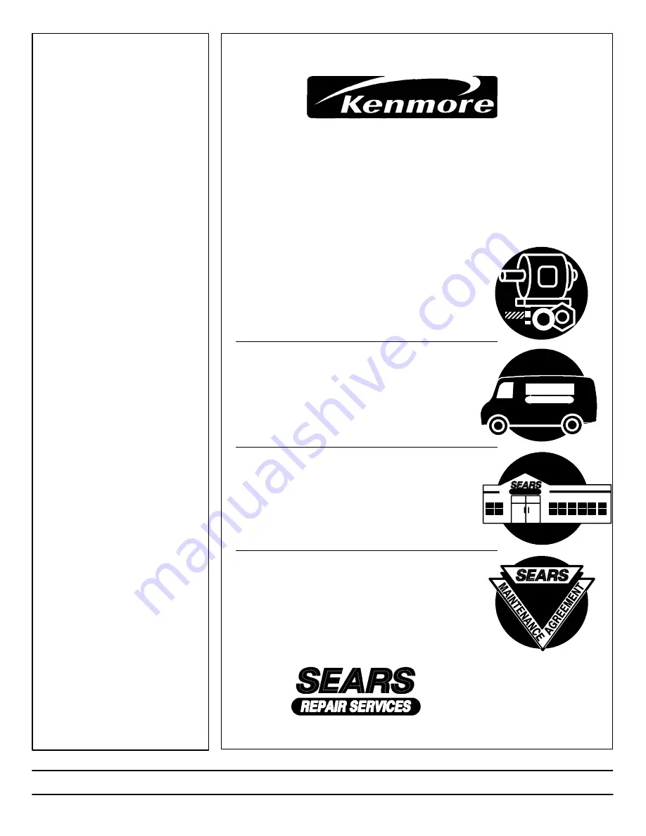 Kenmore 625.384400 Скачать руководство пользователя страница 12