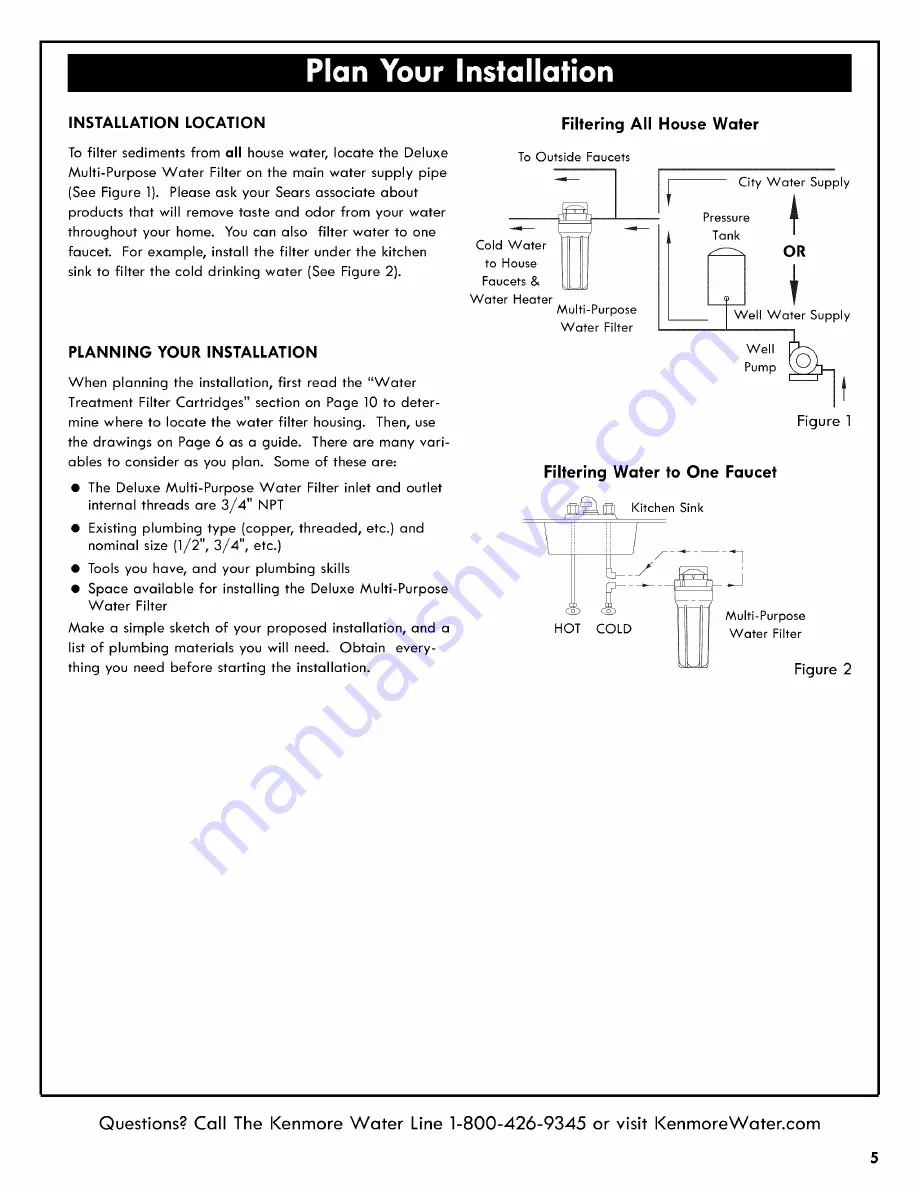 Kenmore 625.384450 Owner'S Manual Download Page 5