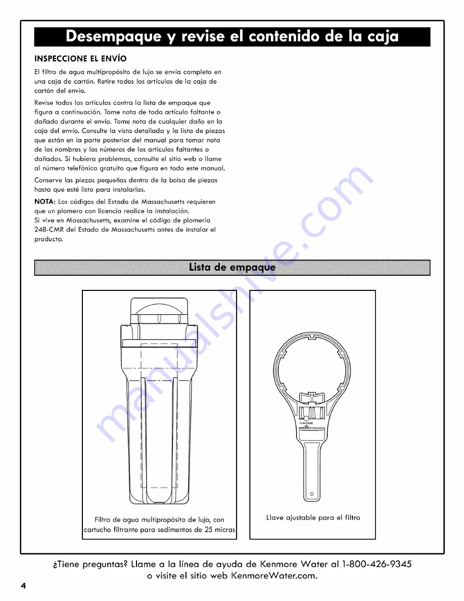 Kenmore 625.384450 Owner'S Manual Download Page 20