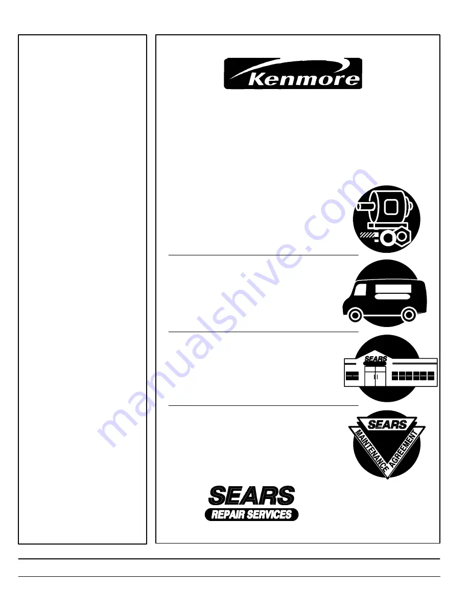 Kenmore 625.384500 Manual Download Page 12