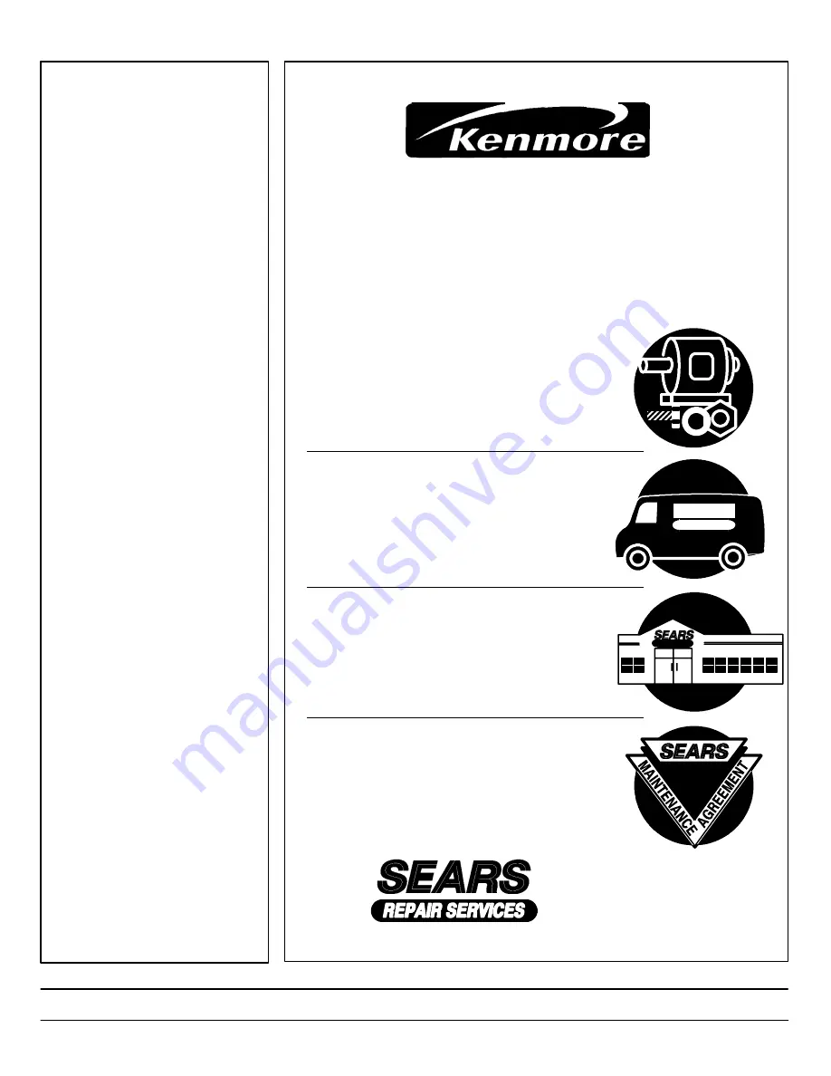 Kenmore 625.384540 Скачать руководство пользователя страница 12