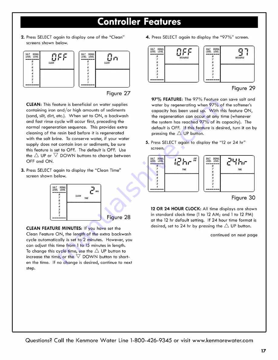 Kenmore 625.385200 Use & Care Manual Download Page 17