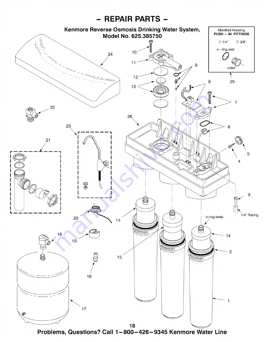 Kenmore 625.385750 Скачать руководство пользователя страница 18