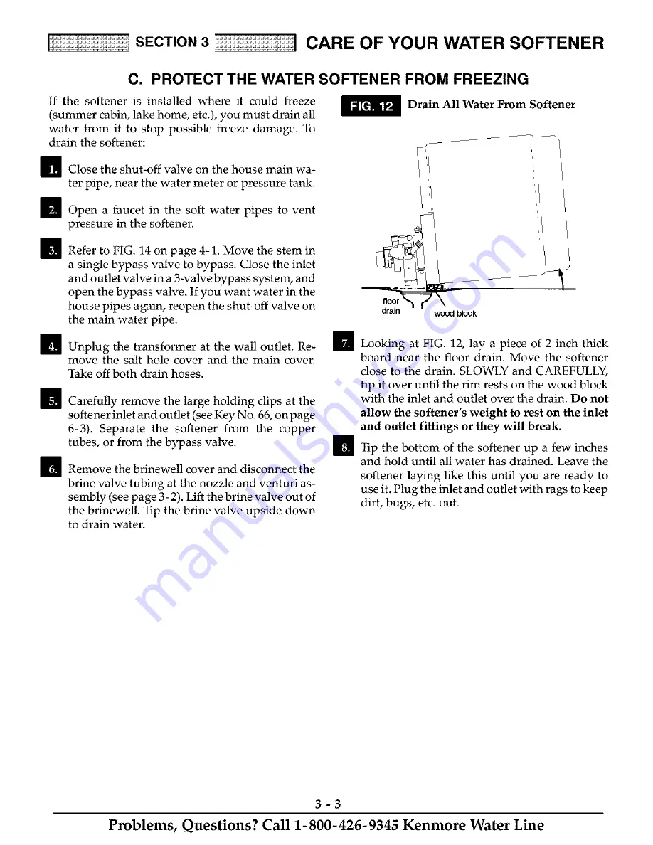 Kenmore 625.38811 Owner'S Manual Download Page 16