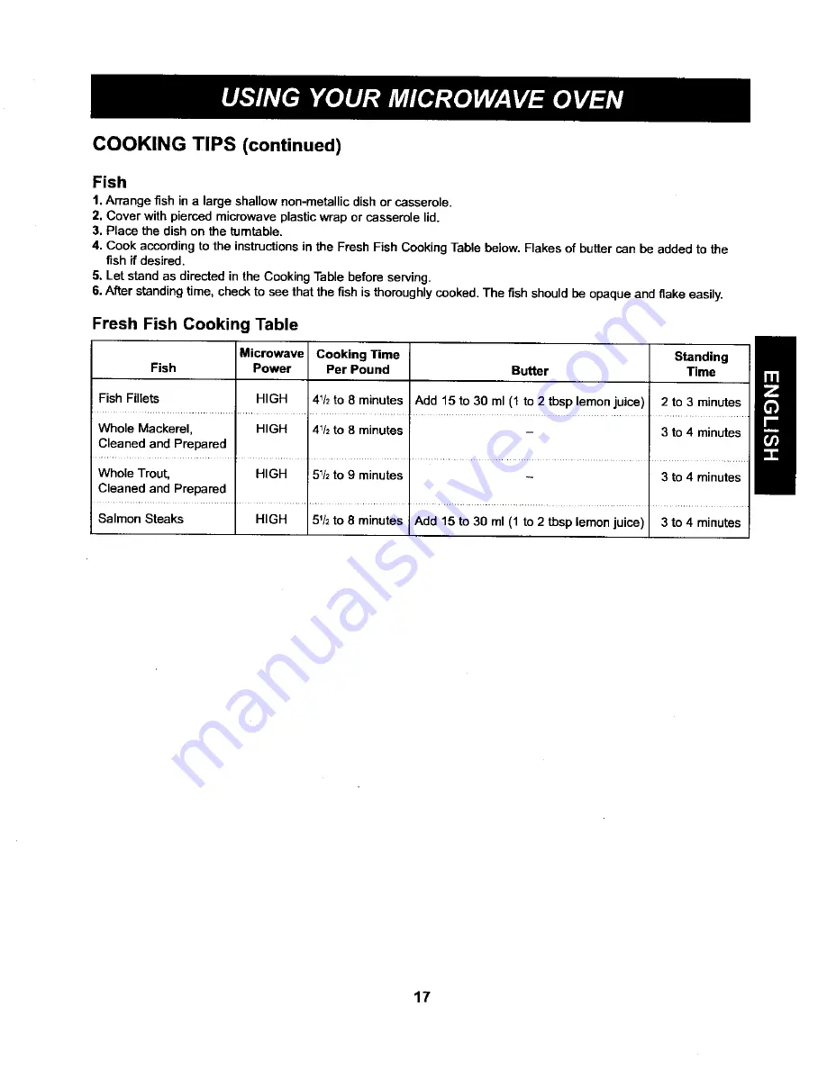 Kenmore 6631 - 1.6 cu. Ft. Countertop Microwave Скачать руководство пользователя страница 17