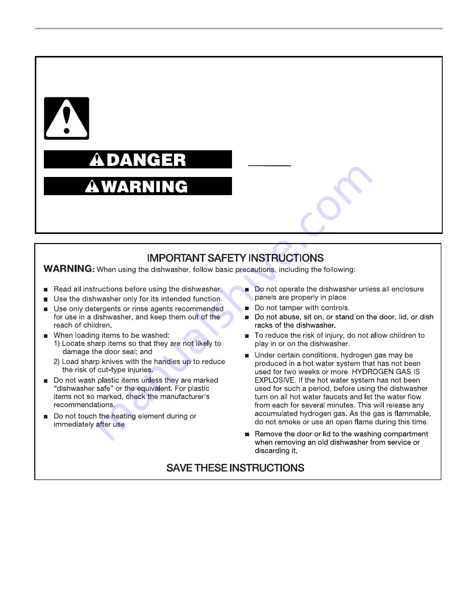 Kenmore 665.11073412 Use & Care Manual Download Page 4