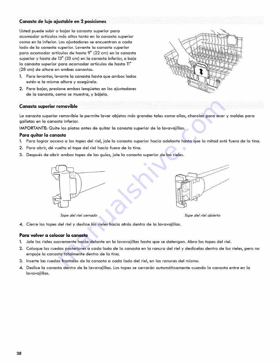 Kenmore 665.1328 Скачать руководство пользователя страница 38