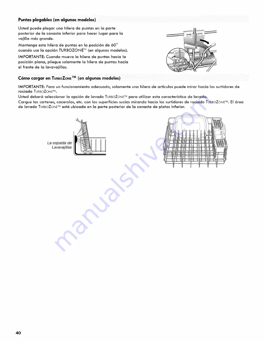 Kenmore 665.1328 Скачать руководство пользователя страница 40