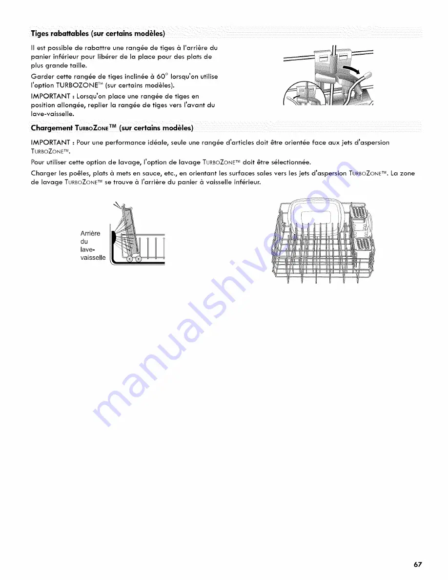 Kenmore 665.1328 Скачать руководство пользователя страница 67