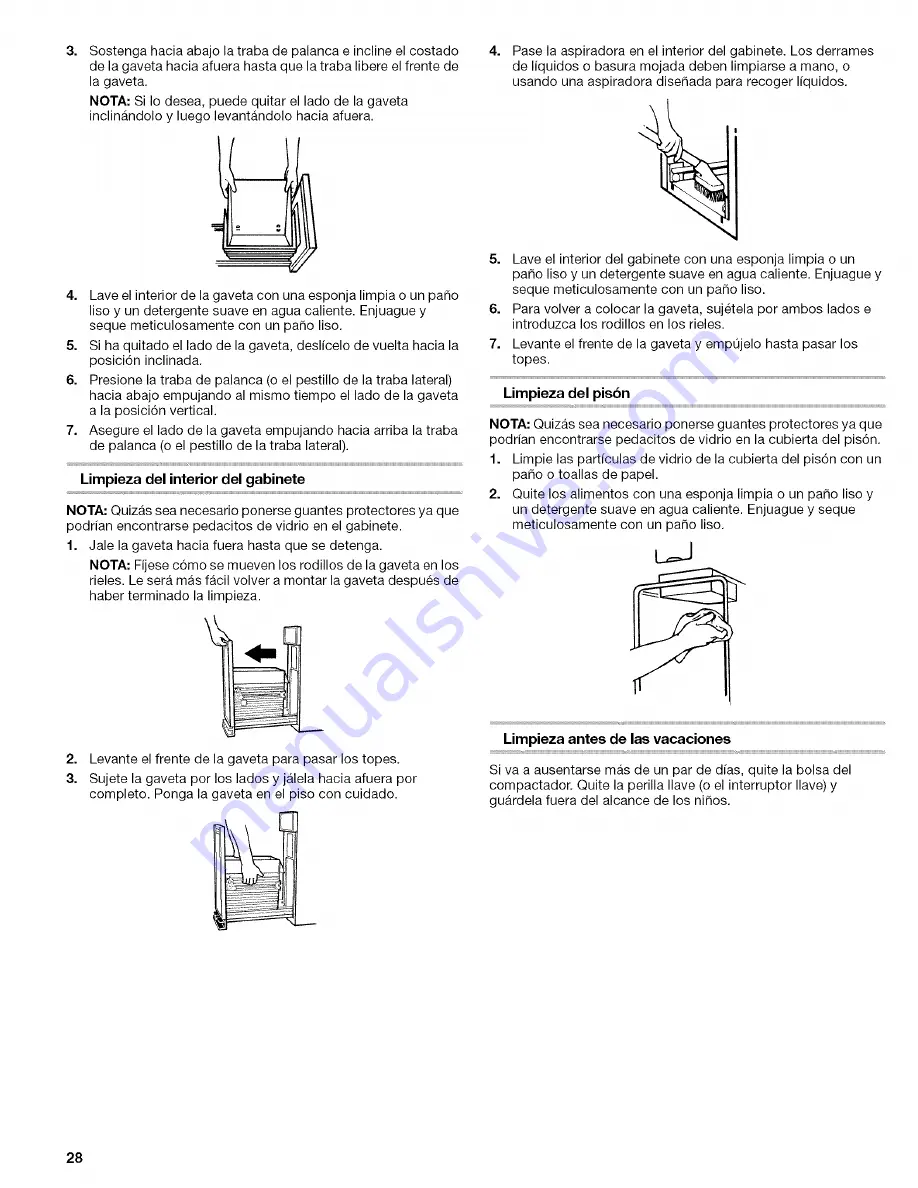 Kenmore 665.1361 Series Use & Care Manual Download Page 28