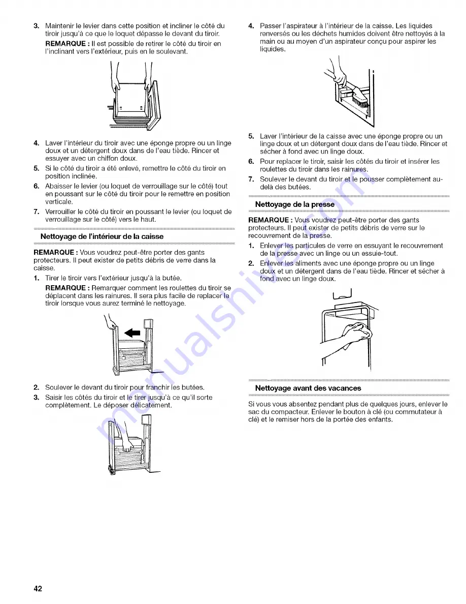 Kenmore 665.1361 Series Use & Care Manual Download Page 42