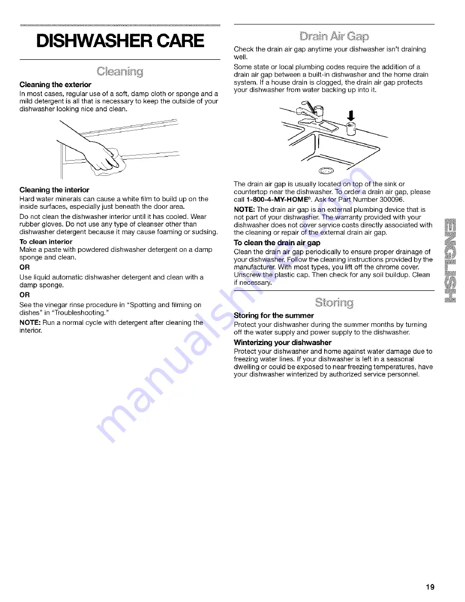 Kenmore 665.16532 Use & Care Manual Download Page 19