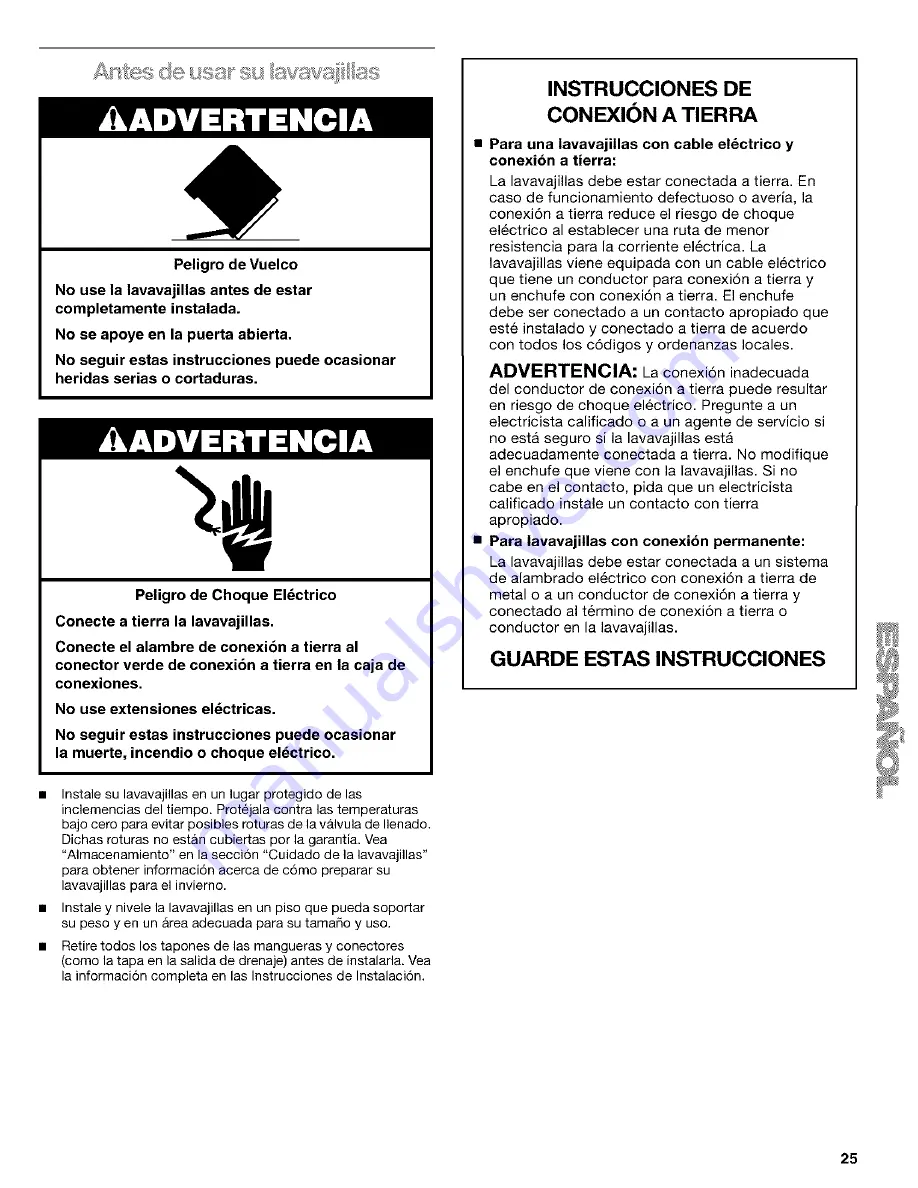 Kenmore 665.16532 Use & Care Manual Download Page 25