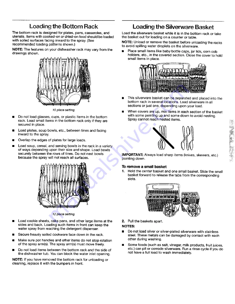 Kenmore 665.16652 Use & Care Manual Download Page 9