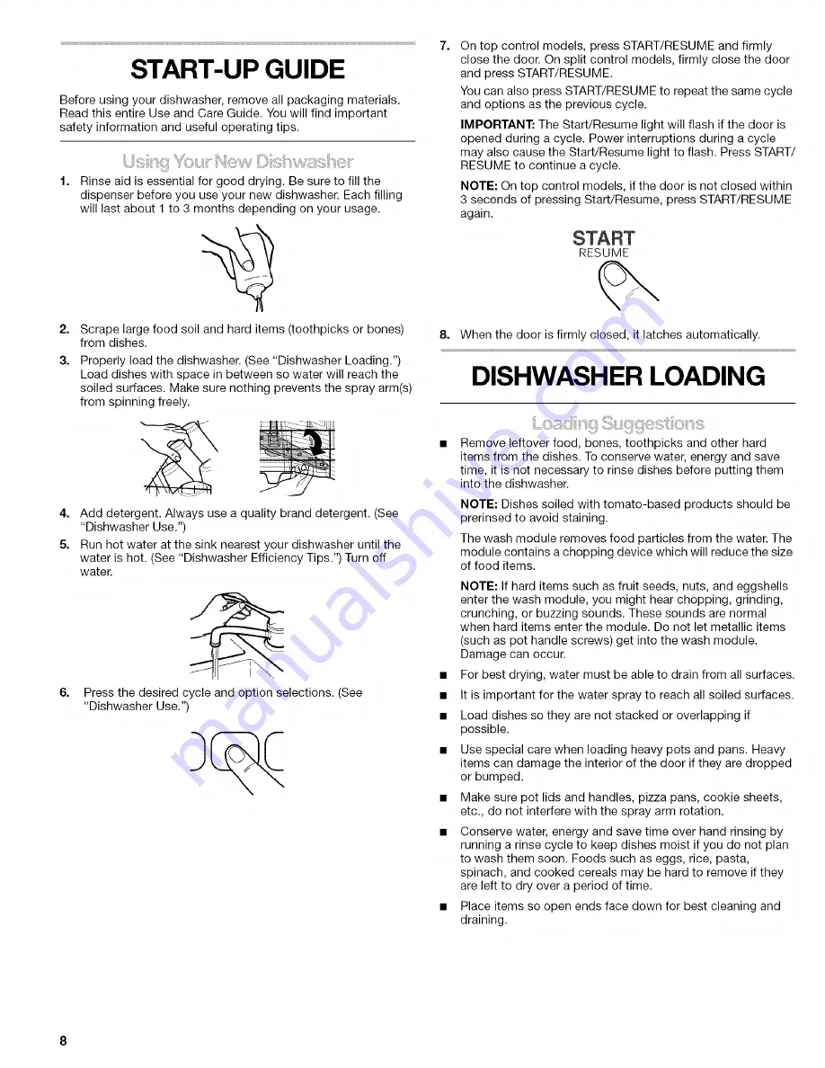 Kenmore 665.1727 Use And Care Manual Download Page 8