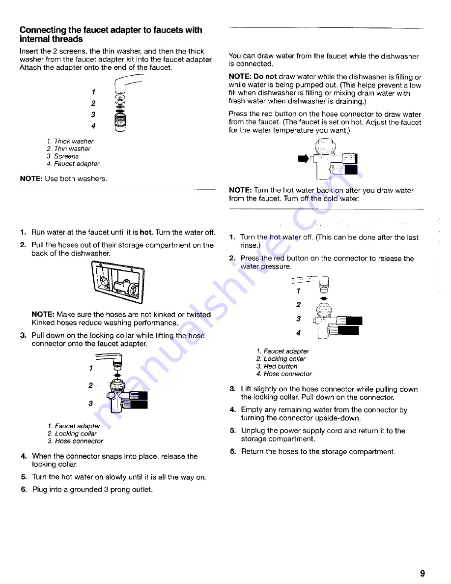 Kenmore 665.17422 User Manual Download Page 9