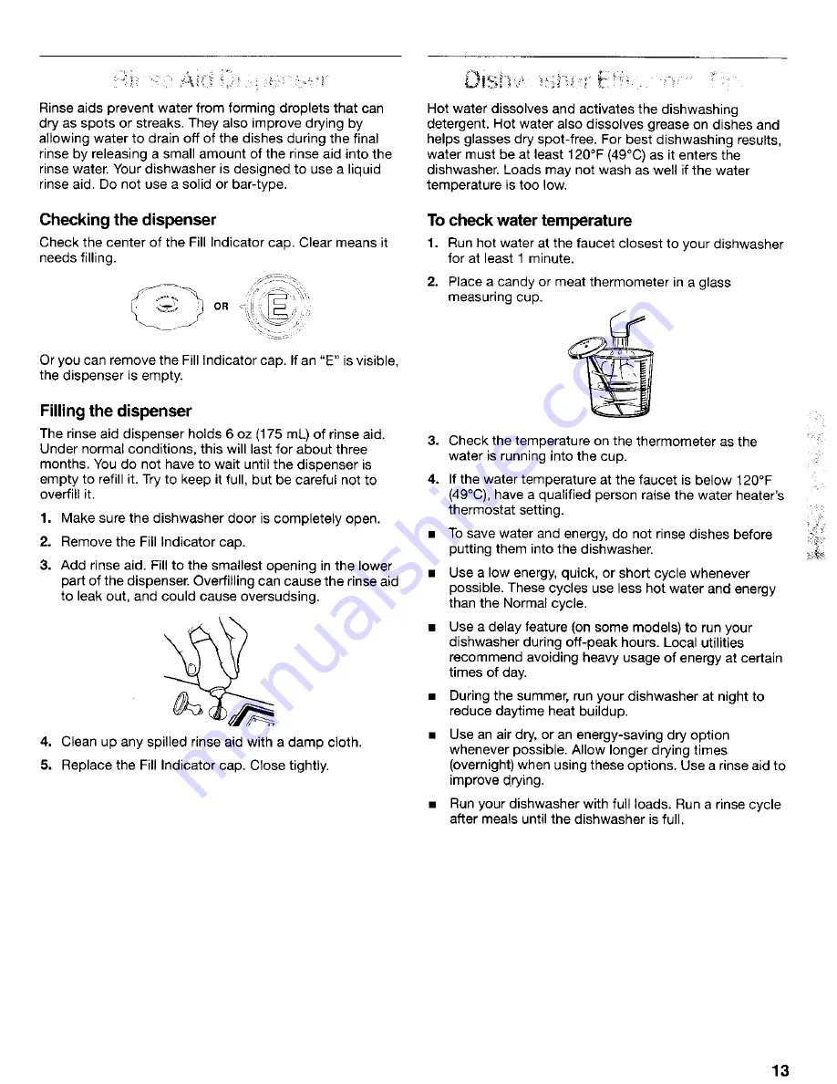 Kenmore 665.17422 User Manual Download Page 13