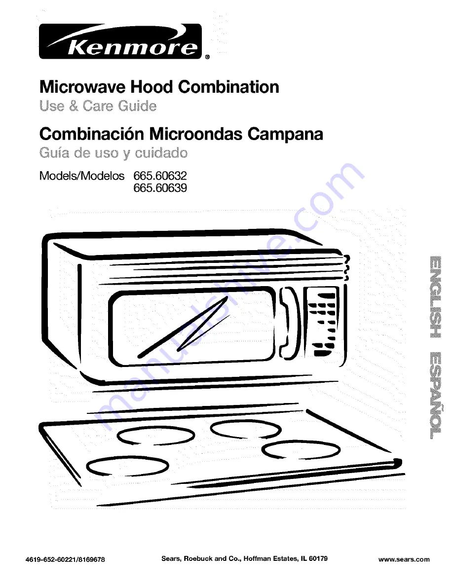 Kenmore 665.60639 Скачать руководство пользователя страница 1