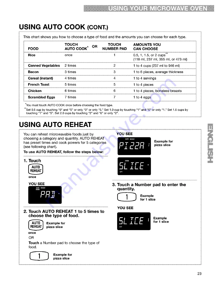 Kenmore 665.60639 Скачать руководство пользователя страница 23