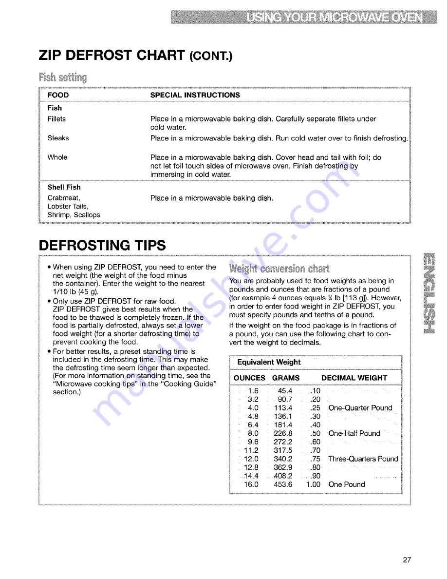 Kenmore 665.60639 Скачать руководство пользователя страница 27