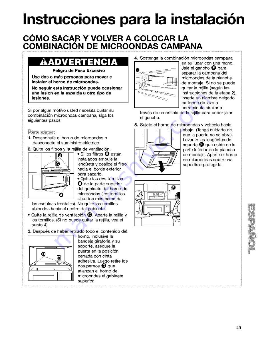 Kenmore 665.60639 Use & Care Manual Download Page 49