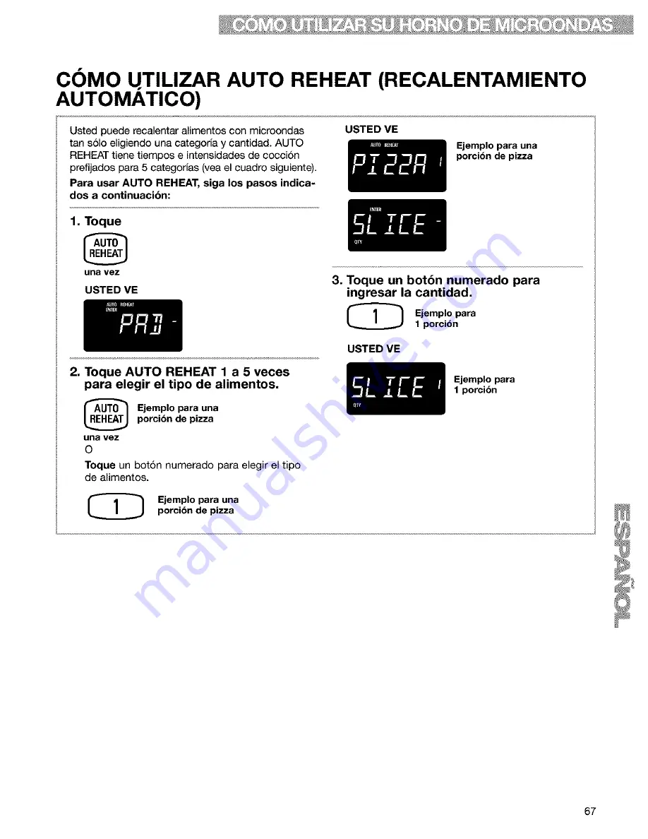 Kenmore 665.60639 Use & Care Manual Download Page 67