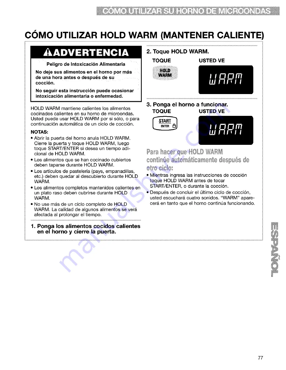 Kenmore 665.60639 Use & Care Manual Download Page 77