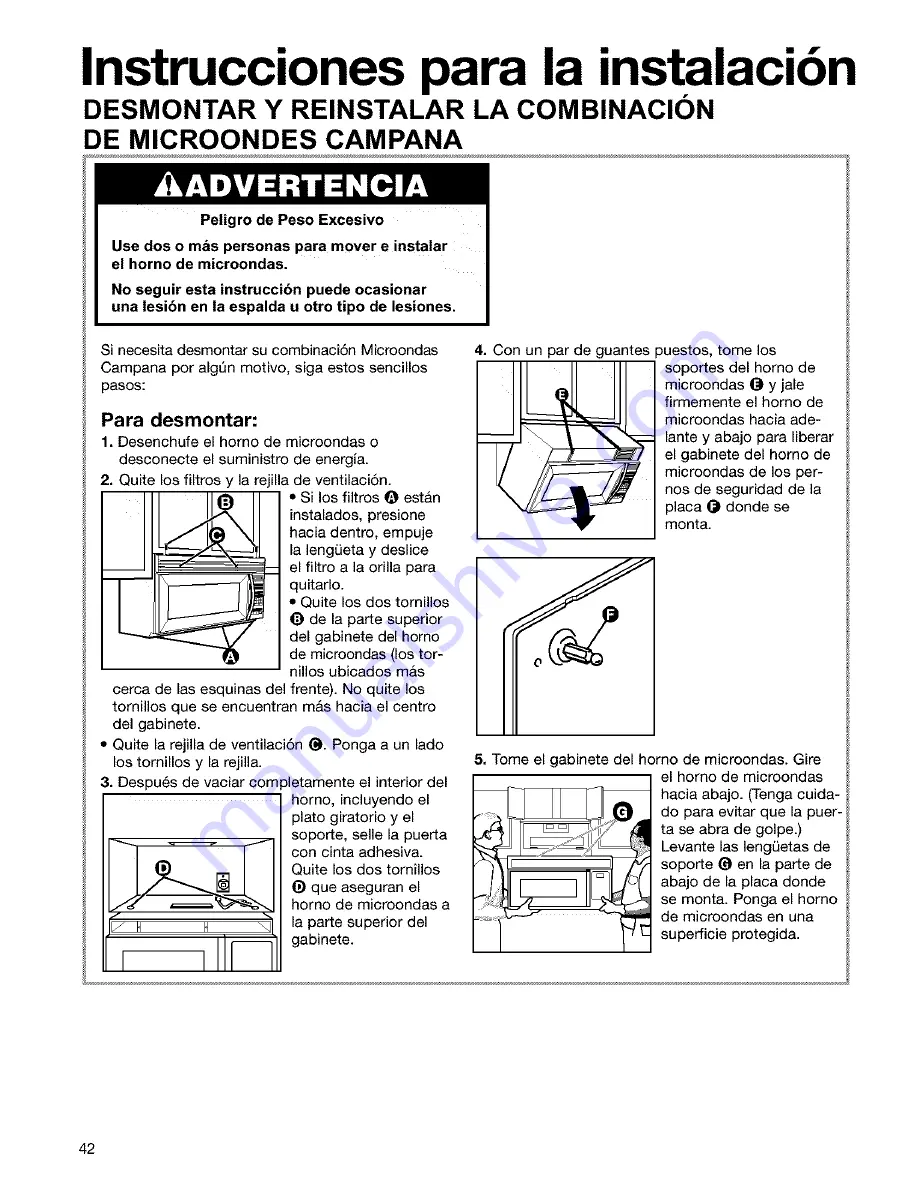 Kenmore 665.61609 Use And Care Manual Download Page 42