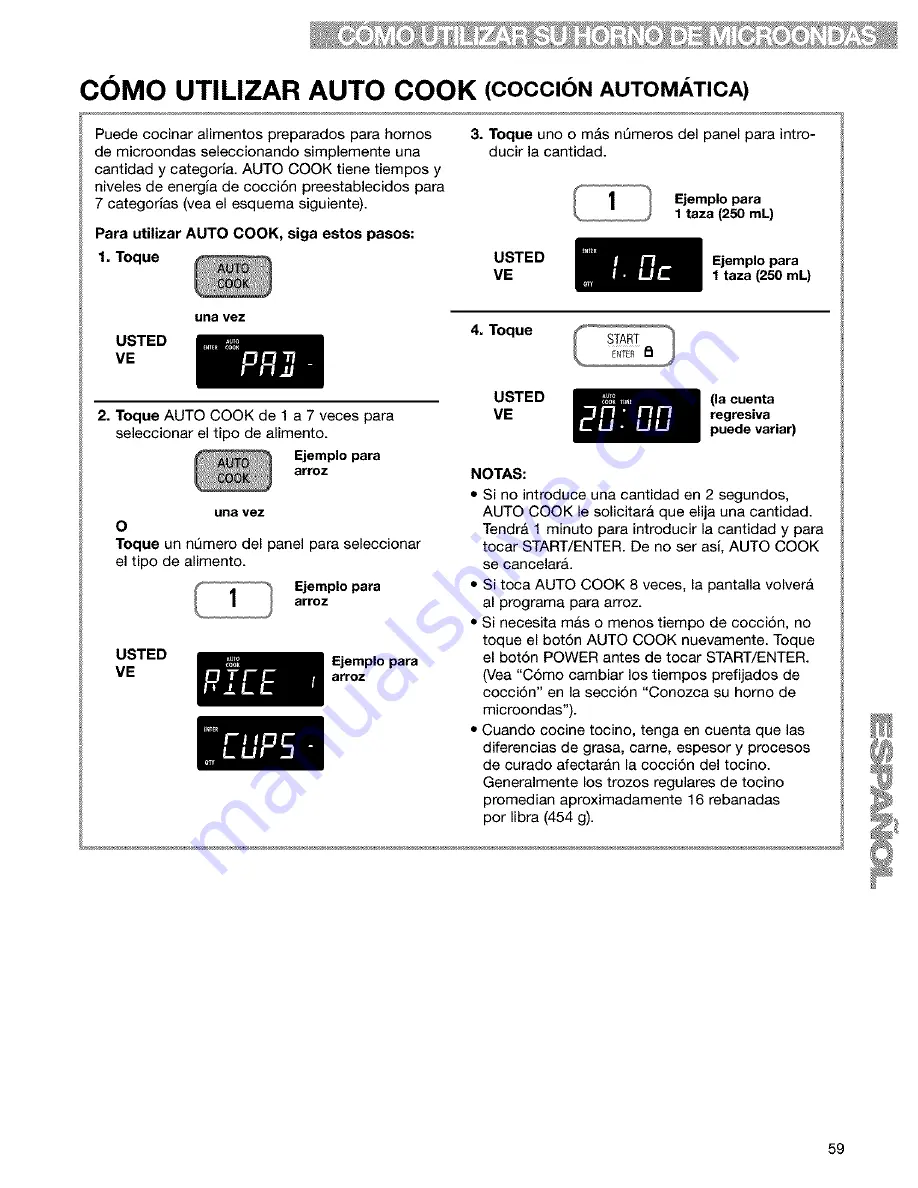 Kenmore 665.61609 Скачать руководство пользователя страница 59