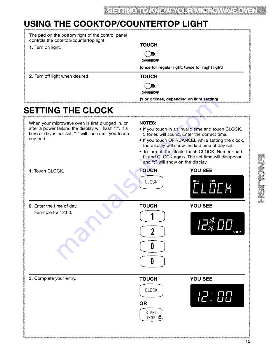 Kenmore 665.61632 Use & Care Manual Download Page 15