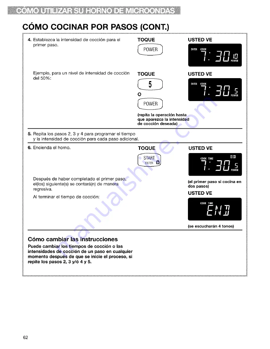 Kenmore 665.61632 Скачать руководство пользователя страница 62