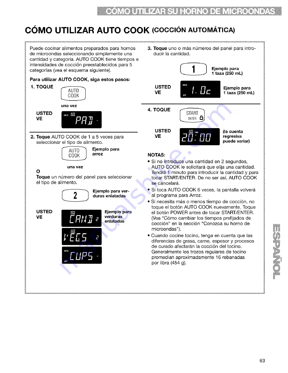 Kenmore 665.61632 Use & Care Manual Download Page 63