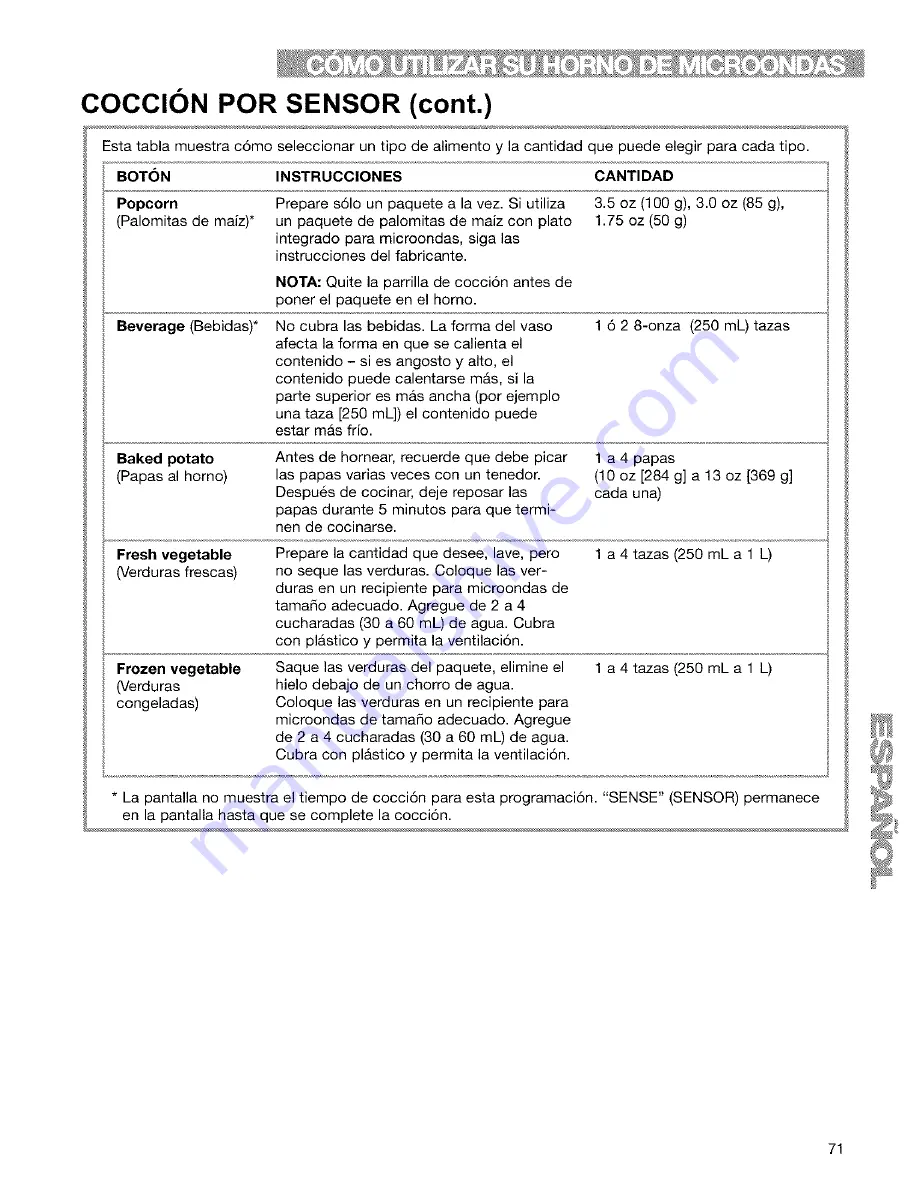 Kenmore 665.61632 Use & Care Manual Download Page 71