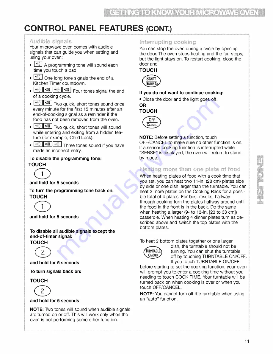 Kenmore 665.61683 Use And Care Manual Download Page 11