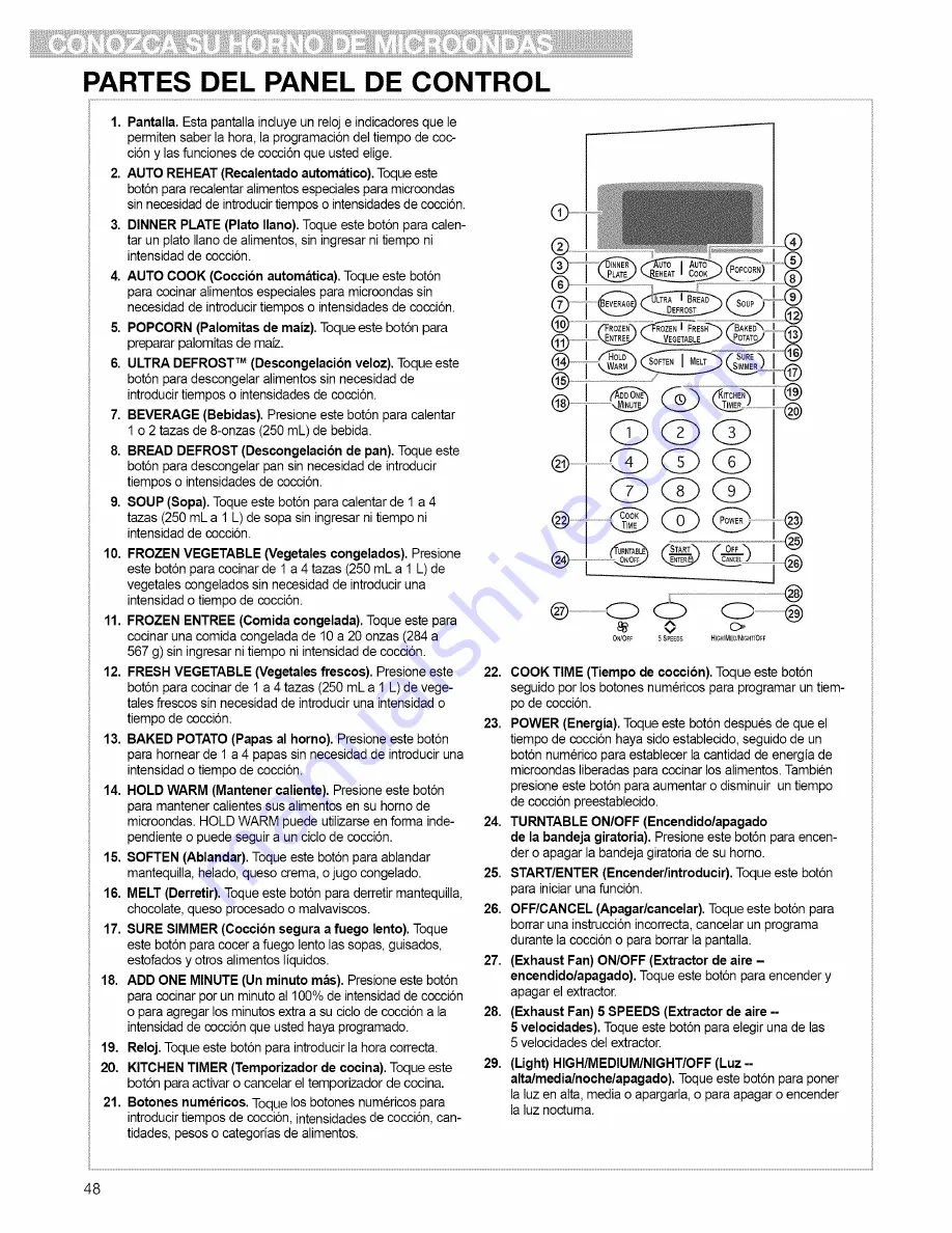 Kenmore 665.61683 Скачать руководство пользователя страница 48