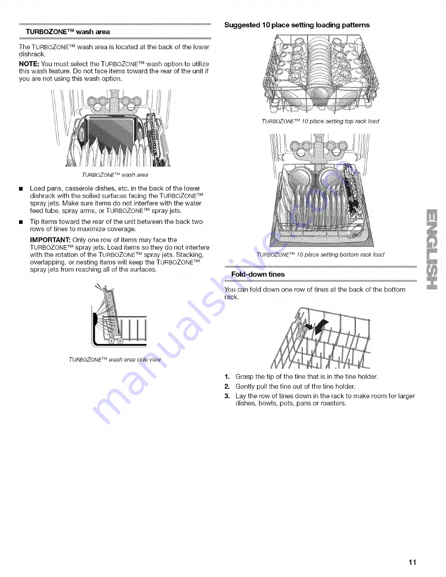 Kenmore 66513 Use And Care Manual Download Page 11