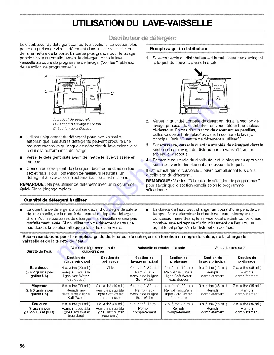 Kenmore 66513 Скачать руководство пользователя страница 56