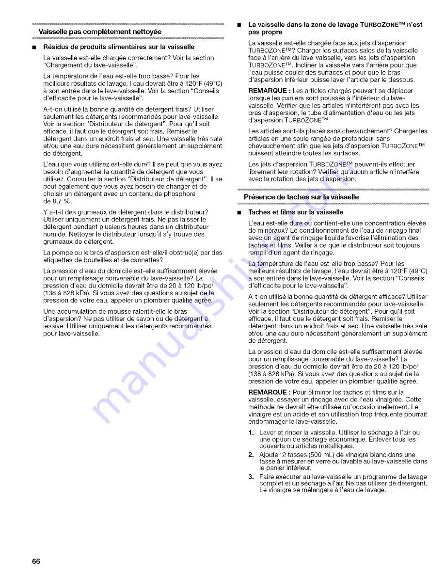 Kenmore 66513 Use And Care Manual Download Page 66